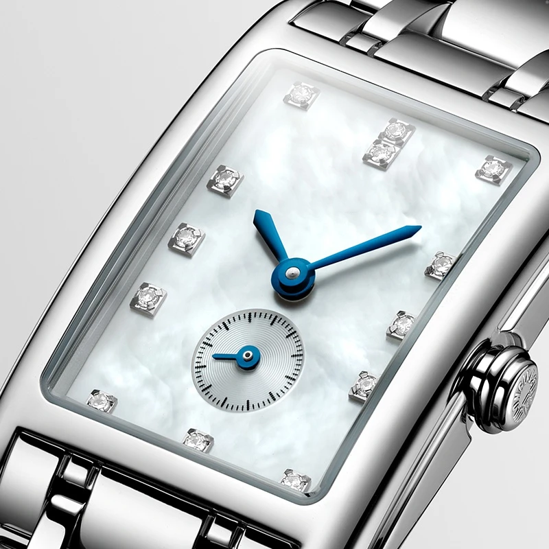 

Высококачественные женские модные кварцевые часы Daichuo Wiener, браслет из нержавеющей стали, часы с корпусом и сапфировым стеклом