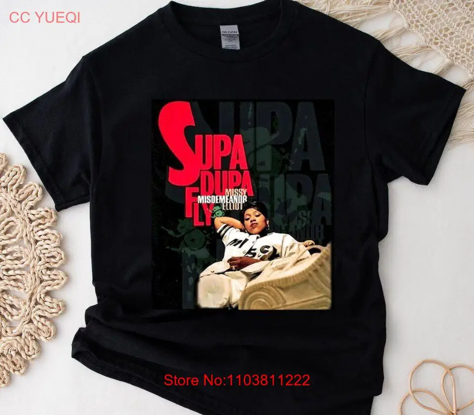 Редкая футболка унисекс Missy Elliott Rapper Supaxta Fly рубашка Music Tour 2024