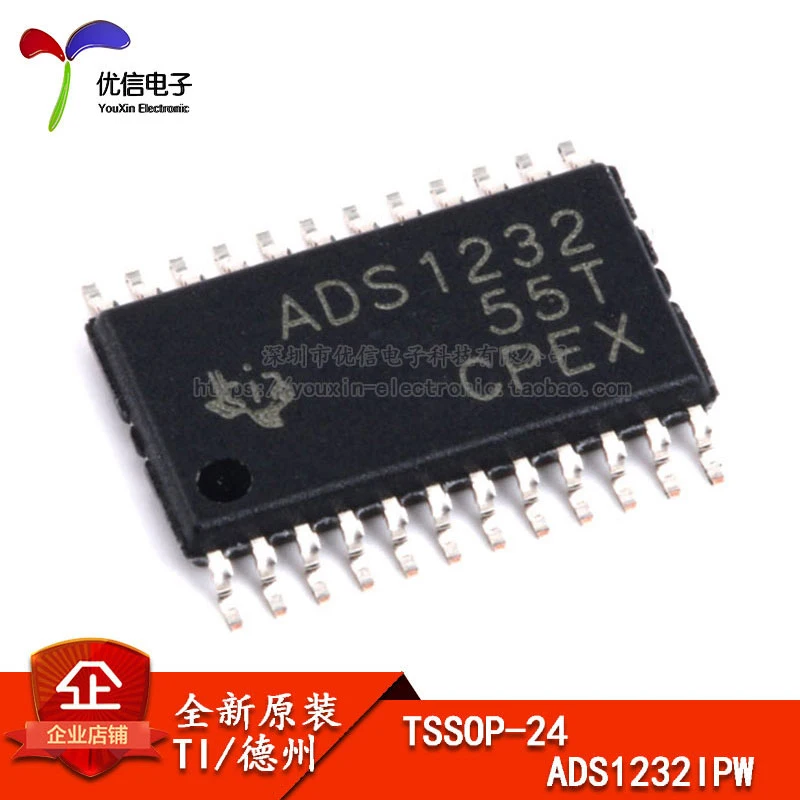 

Патч для домашнего интерьера ADS1232IPW, 24 бита adc TSSOP SPS - 80)