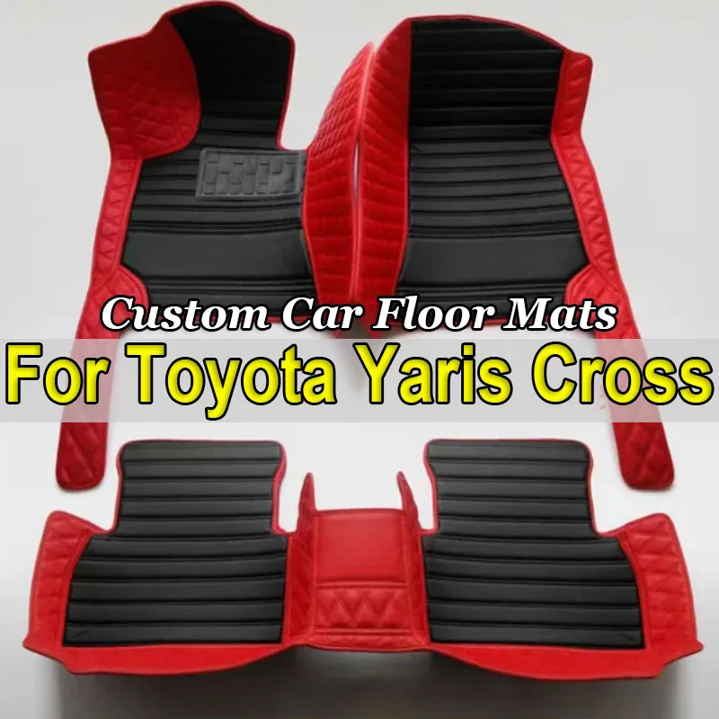Негибридные автомобильные напольные коврики для Toyota Yaris Cross Yarisu Kurosu XP210 2021 2022 2023