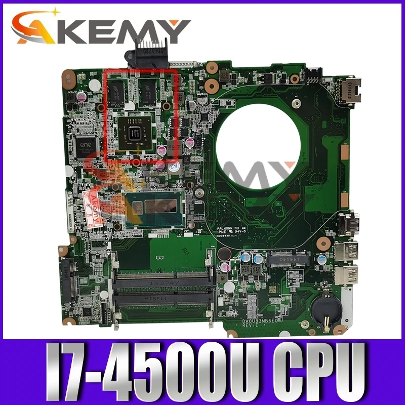 

Материнская плата для ноутбука DA0U82MB6D0 для HP Pavilion 15-N 15-n005TX 15'6, материнская плата DA0U82MB6D0 SR16Z