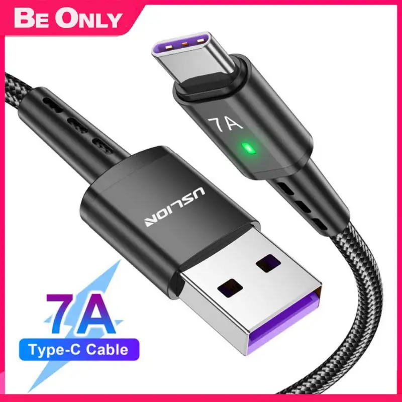 

High Color Value Type C Long Service Life Aluminum Alloy Charging Cable Not Easy To Rust High Power Charging Line Durable 7a