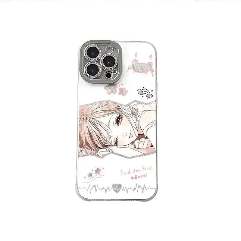 Японский аниме-чехол с Наной Осаки для iPhone 17 16 15 14 13 12 11 Pro Max Plus Air, милый противоударный чехол с изображением девушки (art.: 3920d9ef04af6) - 3920d9ef04af6