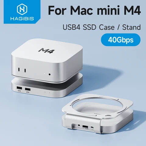 Hagibis концентратор USB C с SSD для Mac mini M4/M4 Pro