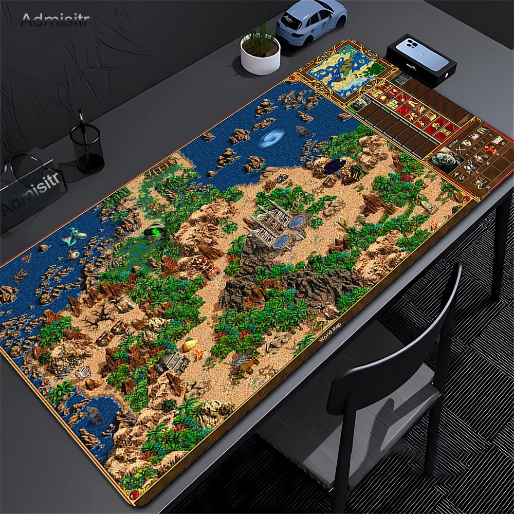 Фото Heroes of Might and Magic 3-х ковриков Коврик для мыши ПК Геймер Компьютерные аксессуары Коврик для мыши Игровой ноутбук Клавиатура Ковер Большой настольный коврик №2