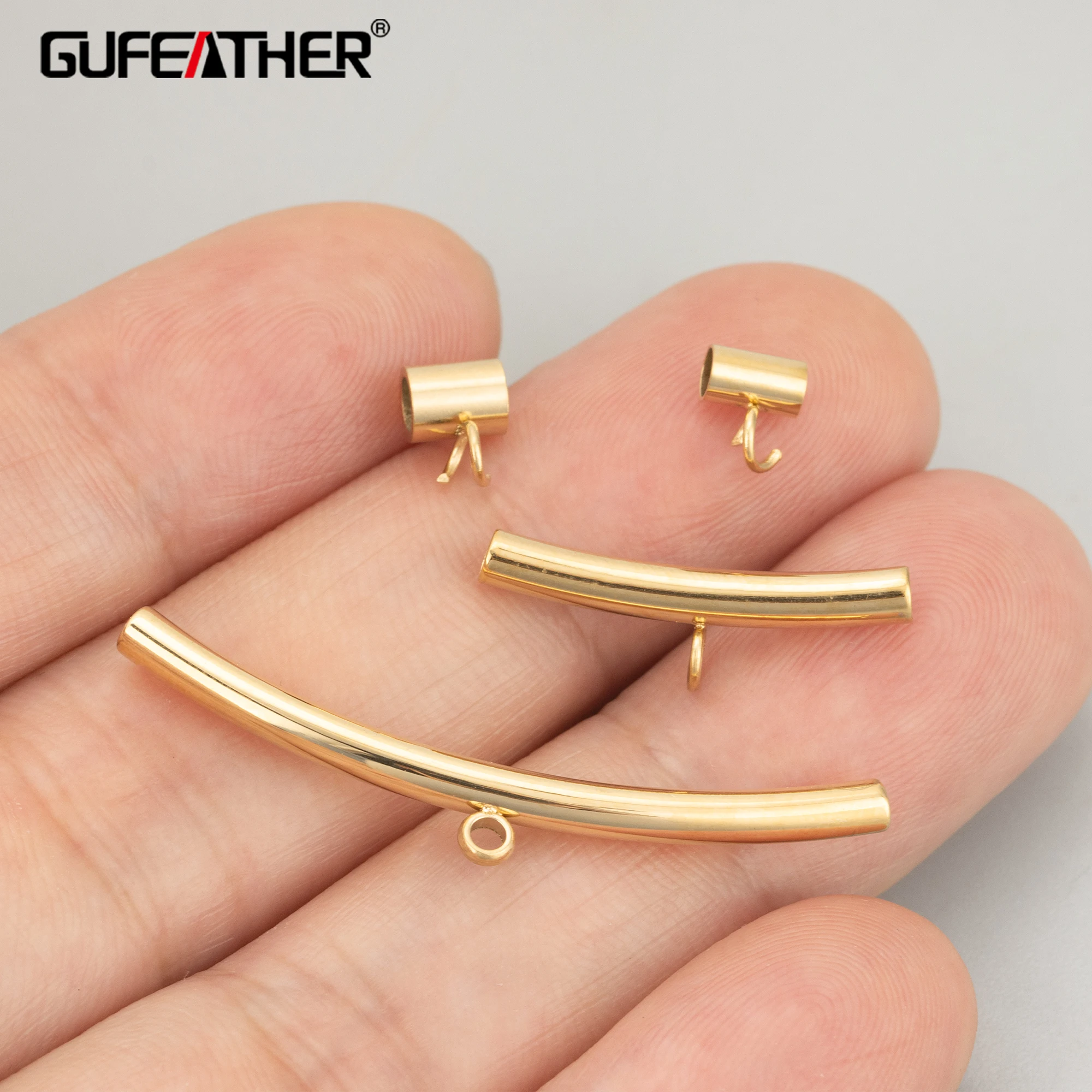 Фото GUFEATHER, 4 шт./лот, MH02, высококачественные подвески из нержавеющей стали 316L без никеля, подвески «сделай сам», ювелирные изделия «сделай сам», аксессуары №1
