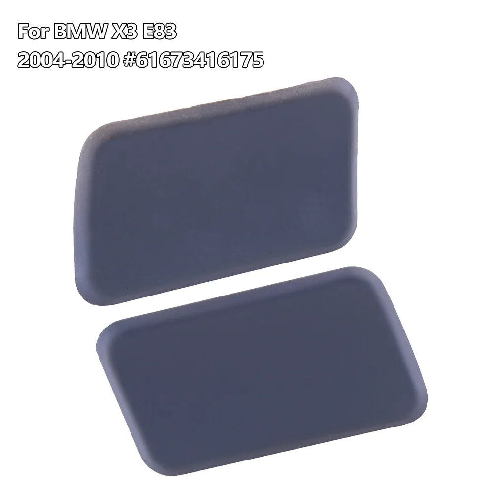 

Conveniently To Use Durable Easy Installation Flexible Bumper Headlight Spray Cover R-61673416176 1 Pair Cleaning Cover Grey