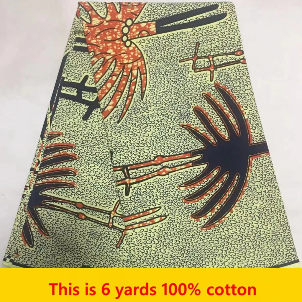 

ankara fabric african real wax print cotton 100% new design 2022 tissus wax africain patchwork fabric for dress 6yard sales now