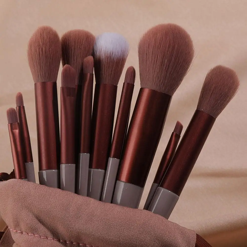 

13pcs Makeup Brushes Set Soft Fluffy Highlight Concealer Eye Shadow Powder Blusher Female Make Up Tools Blending Brush Kits