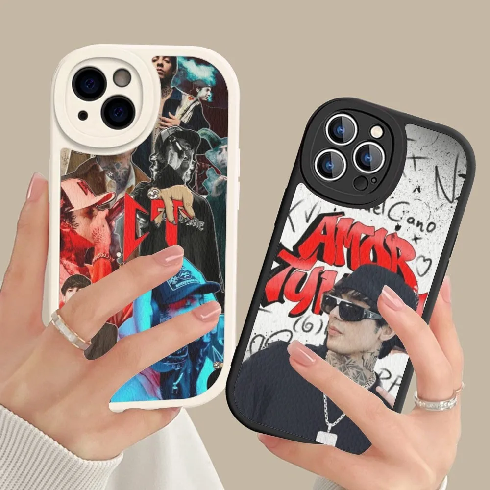 Чехол для телефона Natanael Cano Rapper CT из жесткой кожи iPhone 16 15 14 13 12 Mini 11 Pro Max Xs X Xr 7 8 Plus Fundas