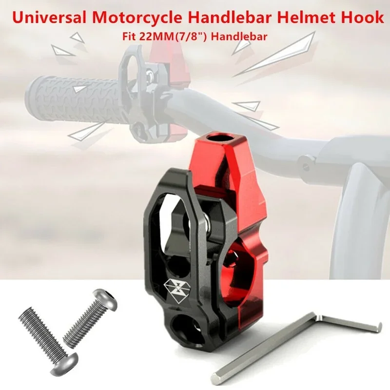

1x 22MM (7/8") Motorcycle Handlebar Helmet Hook for ATV Motorbike Scooter Bike motorcycle motorcycle accessories