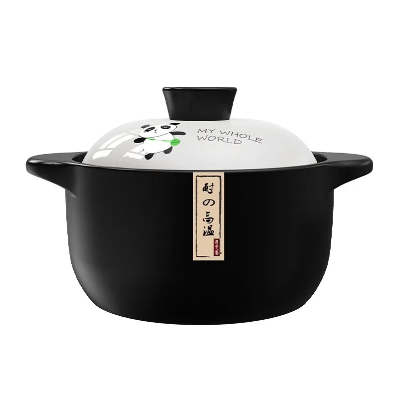 Stew Pot Casserole Ceramic Saucepan High Temperature Resistant Cooking Pan Gas Electric Stove Cooker for Kitchen Crock Pots images - 6