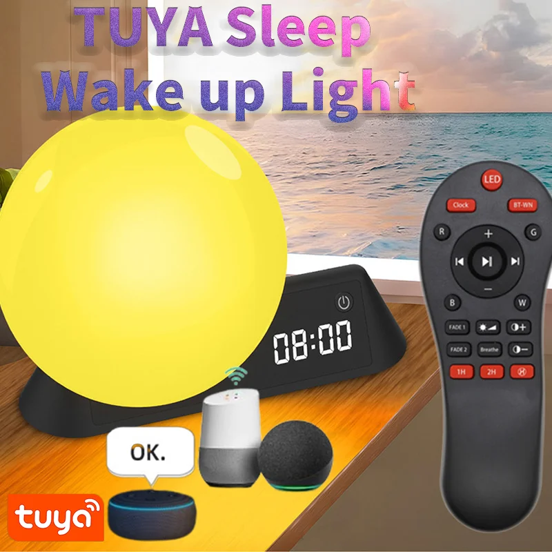 

Смарт-будильник NewTuya 2022G, Wi-Fi, Bluetooth, 7 цветов