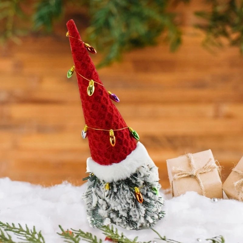 Искусственный струнный свет старика гнома плюшевая фигурка куклы