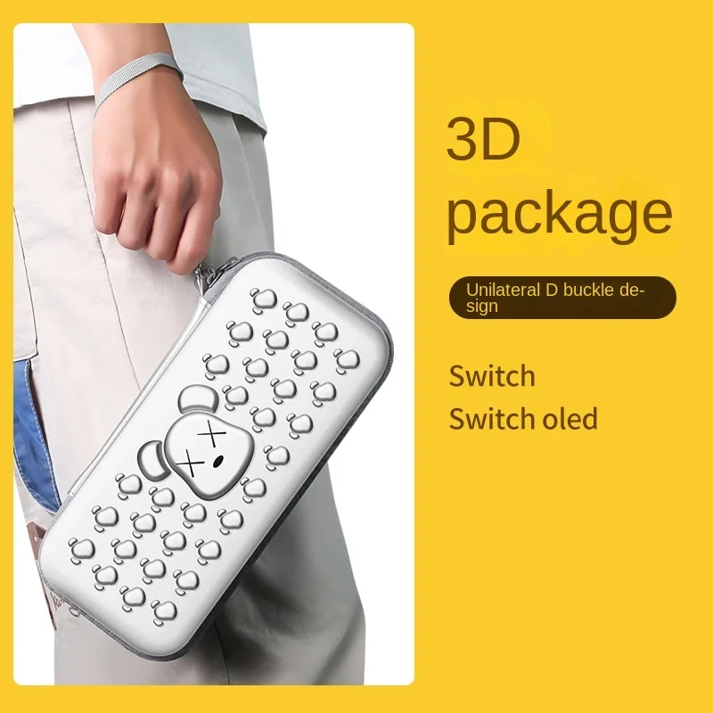 3D чехол с покемоном Пикачу для Nintendo Switch NS/Oled защитный сумка хранения ПУ дорожный