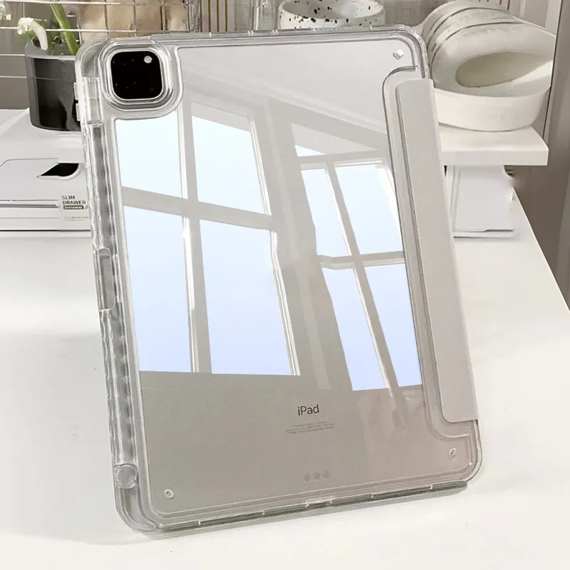 Прозрачная фотовспышка для iPad Air 11 2024 Air6 Pro 5th Air13 Pro13 13 5 4 3Pro 2 1 10th 10 9 9th 7 Mini 6 12