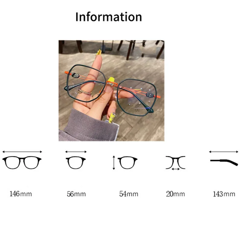 Металлические оправы для очков YOOSKE TR90 мужчин и женщин оправа с защитой от синего
