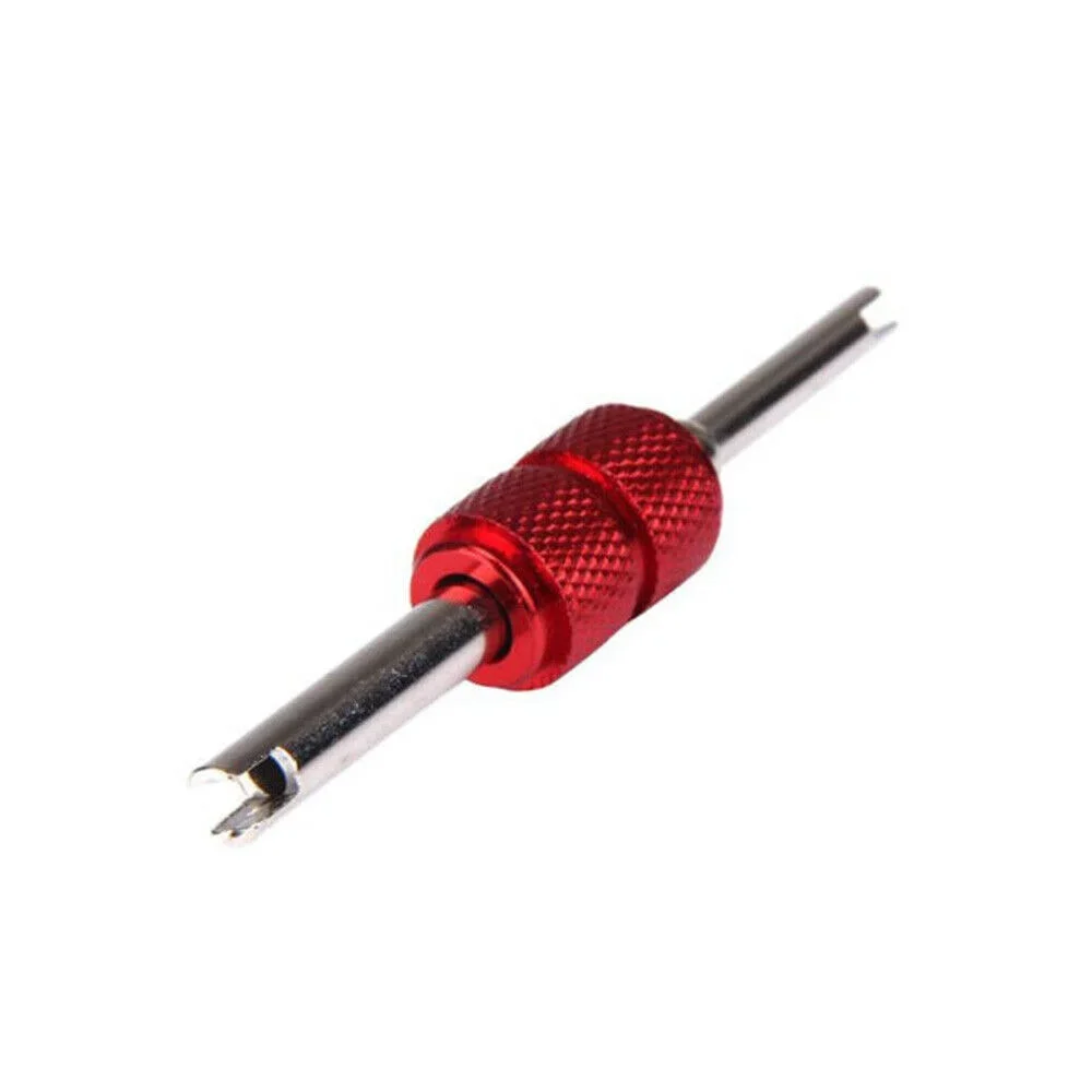 1x автомобильный инструмент для удаления сердечника штока клапана, инструмент для ремонта шин, установка, съемный ключ с двойной головкой, инструменты, колпачки для клапанов автомобильных шин, аксессуары