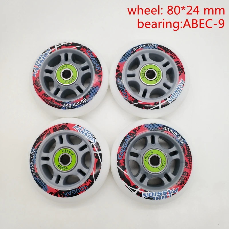 Роликовое колесо 80 мм 82a 85 a с подшипниками бесплатная доставка | Спорт и