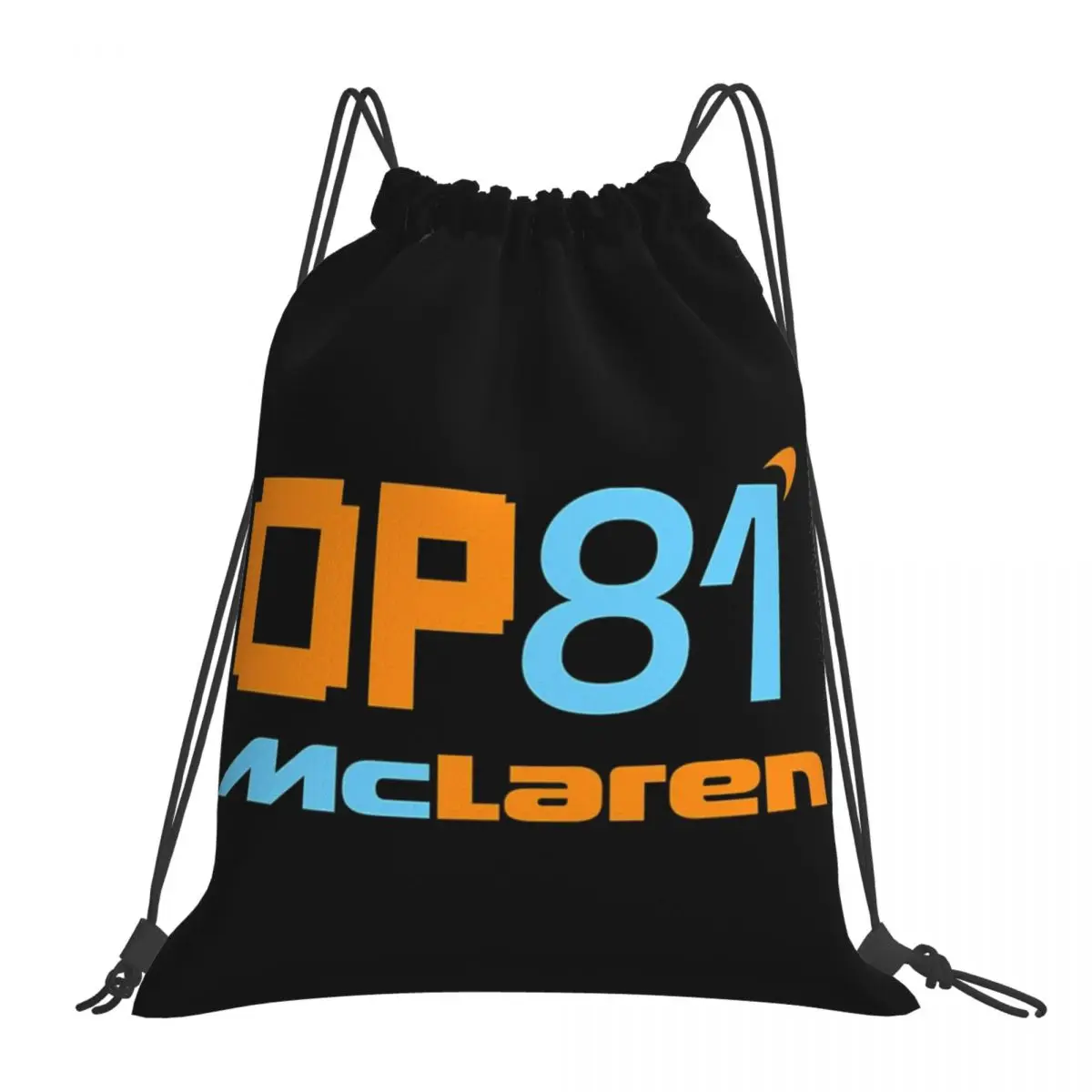 

Oscar Piastri McLaren F1 Backpacks Portable Drawstring Bags Drawstring Bundle Pocket Sundries Bag BookBag For Man Woman School