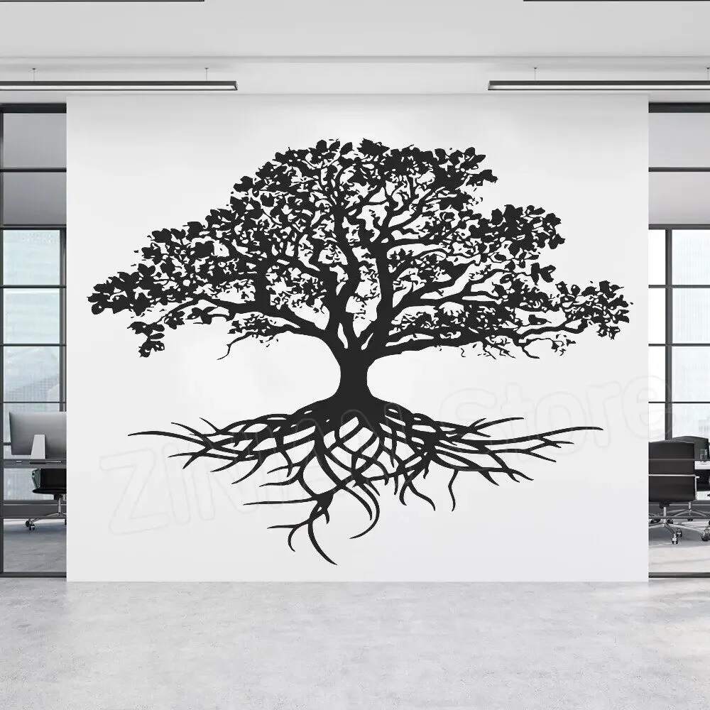 Наклейка на стену Древо жизни наклейка декор для гостиной йоги студии Настенная