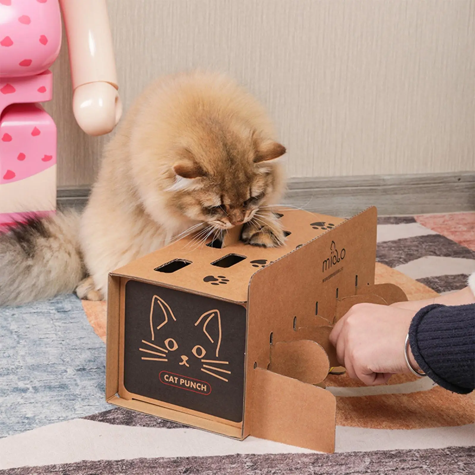 

Забавные игрушки для кошек, игровой набор, рифленая бумага, Когтеточка