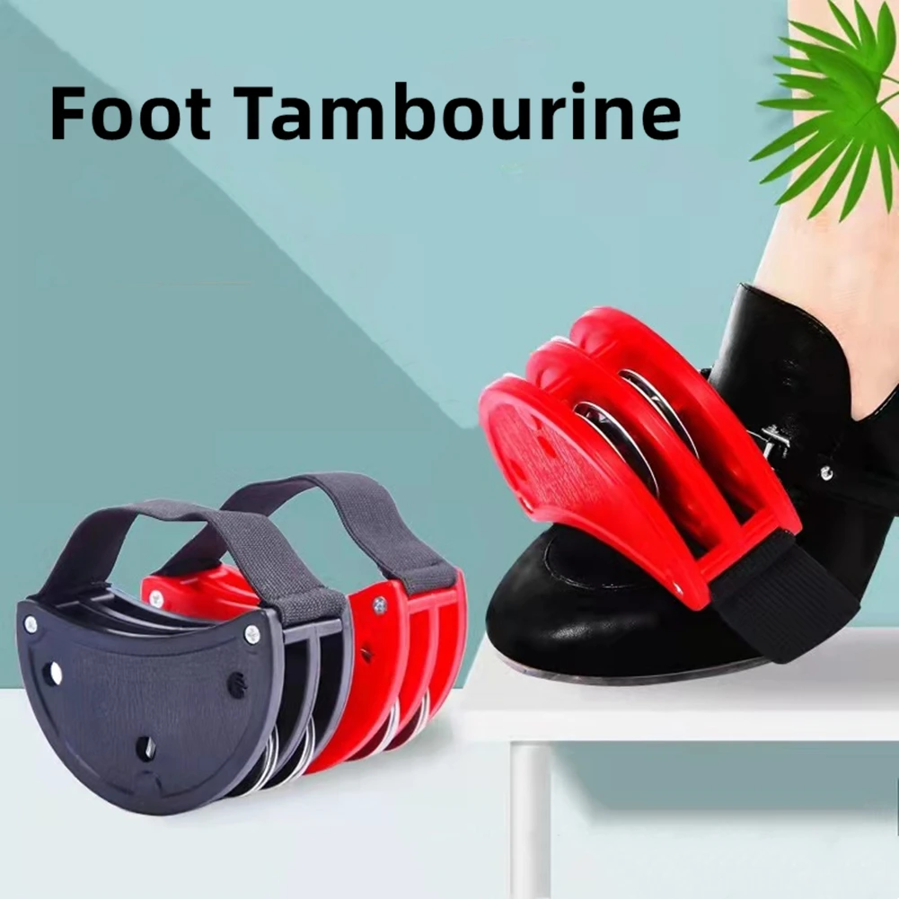 

Foot Tambourine Elliptical Cajon Box Drum Companion Accessory Jingle Hand Percussion Instruments Red Black On Hand Or Foot