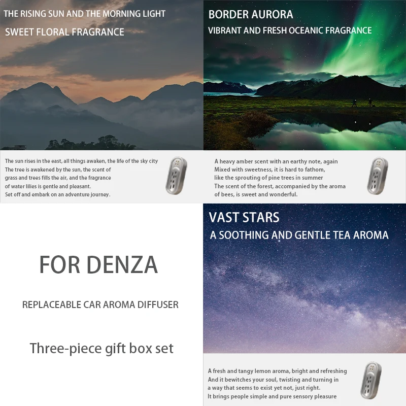 

Автомобильный ароматизатор для DENZA D9 N9, оригинальный автомобильный ароматизатор, сменный набор, аксессуары для салона авт...