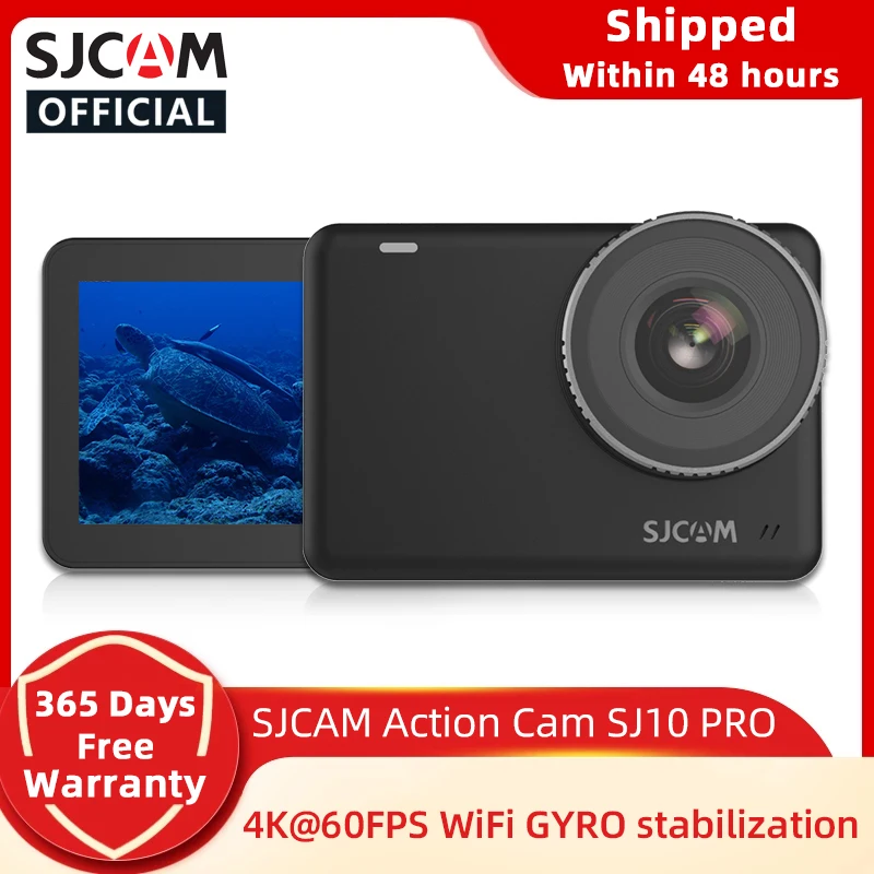 

SJCAM SJ10 Pro Professional 4K/60FPS EIS Ultra HD Mini Action Camera H22 Chipset GYRO Stabilization Sports Cameras WiFi Webcam