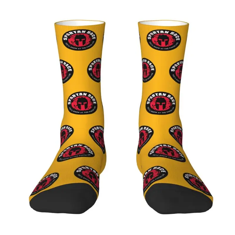 

Cool Spartan Race Sparta Spirit Socks Men Women Warm 3D Printing Sports Football Socks