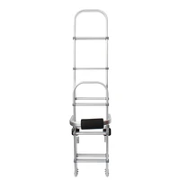 high quality caravan exterior climbing rv long ladder telescopic telescopic aluminium alloy customized rv ladder