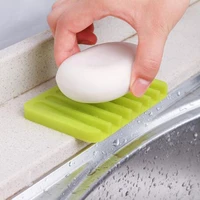 non slip drain rack soap dish storage case silicone tray shower soap box soap holder drain soap holder bathroom organizer