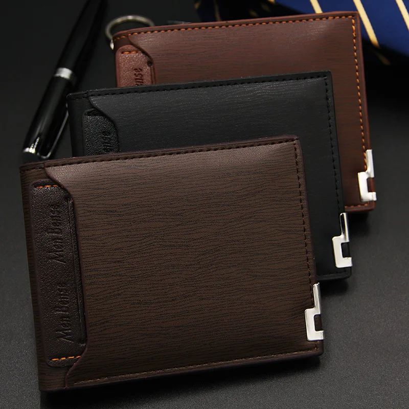 

Wallet For Men Carteira Masculina Couro Porte Monnaie Homme Men's Purse Billetera Card Holder Pochette Luxury Designer Gift