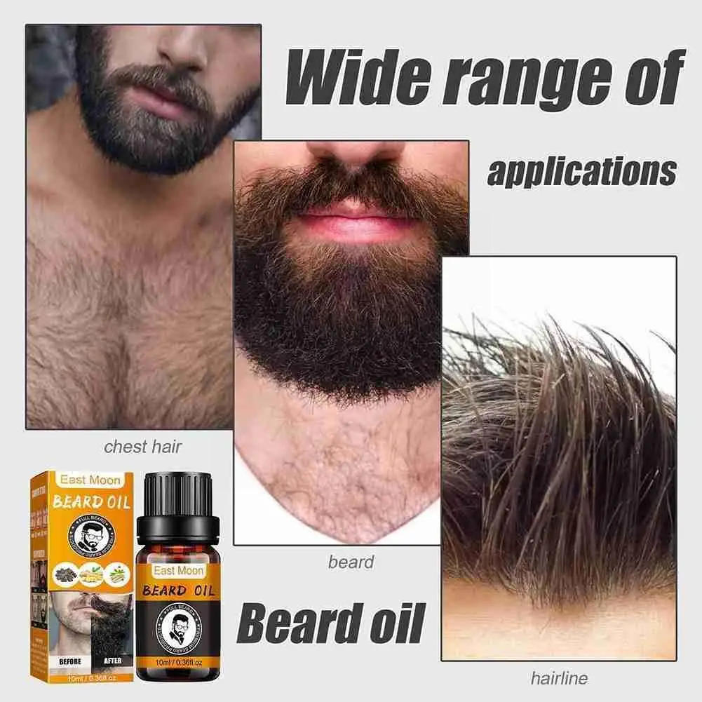 

10ml Beard Growth Essential Oil Beard Modifier Product Fast Powerful Hair Beard Growth Liquid For Men Beard Growth Nourishi C9r3