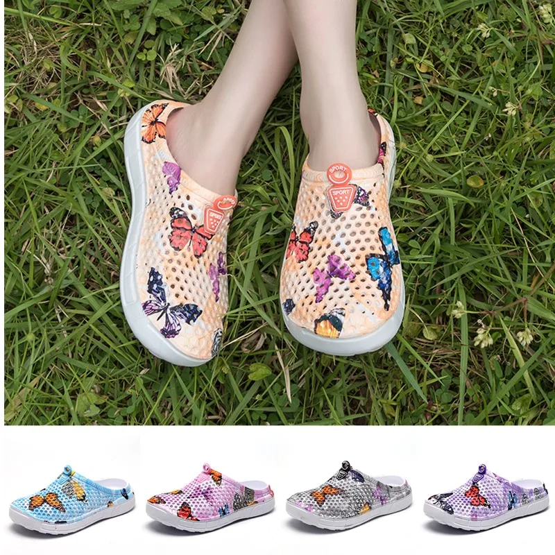 

2022 Hot Sale Summer Women Fashion Beach Sandals Hollow Shoes Travel Outdoor Leisure Slippers Garden Clogs sandalias de mujer