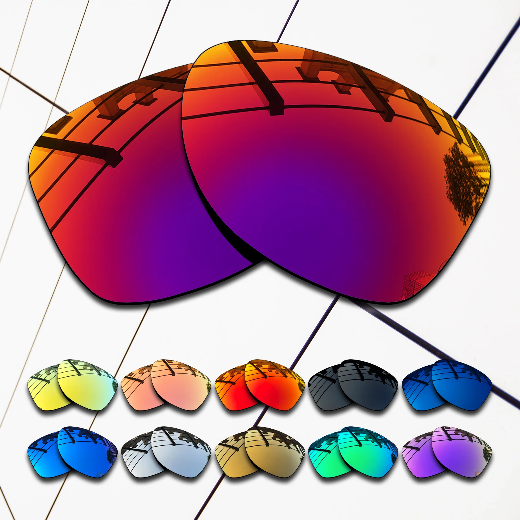 Wholesale E.O.S Polarized Replacement Lenses for Oakley Cohort OO9301 Sunglasses - Varieties Colors