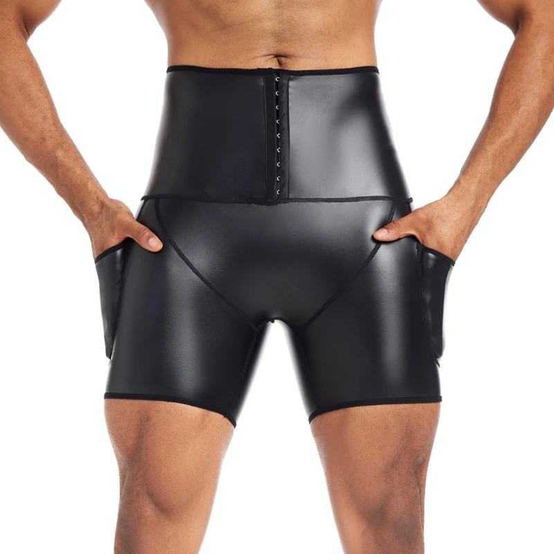 Рисунок 3 - Мужские кожаные шорты с высокой талией