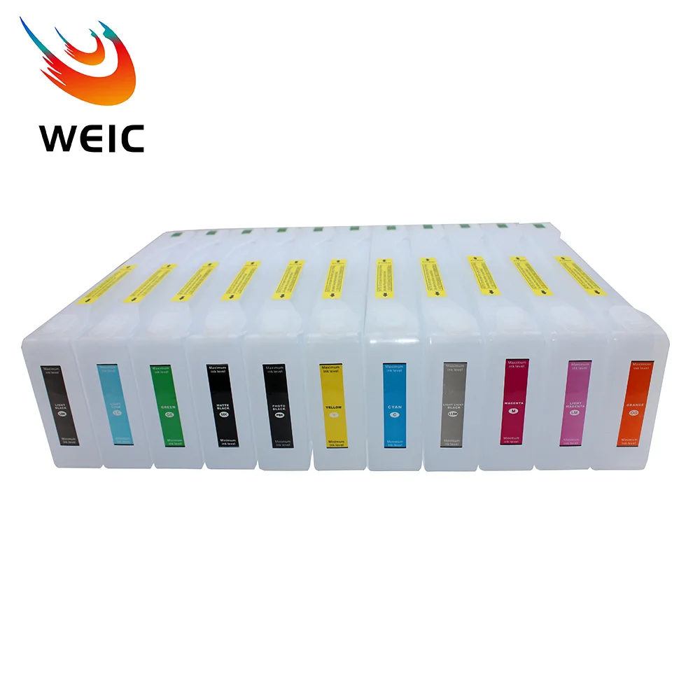 9Цвета Картридж с чернилами для заправки T8041-T8049 с микросхемой для принтеров Epson SureColor P6000 P7000 P8000 P9000.