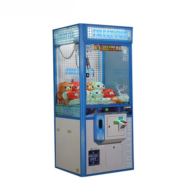 Игровой кран с монетами Подарочная машина голубым краном мини-кран