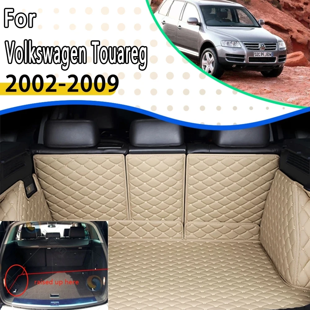 Коврики для багажника автомобиля VW Volkswagen Touareg 7L 2002 ~ 2009 5seat водонепроницаемые