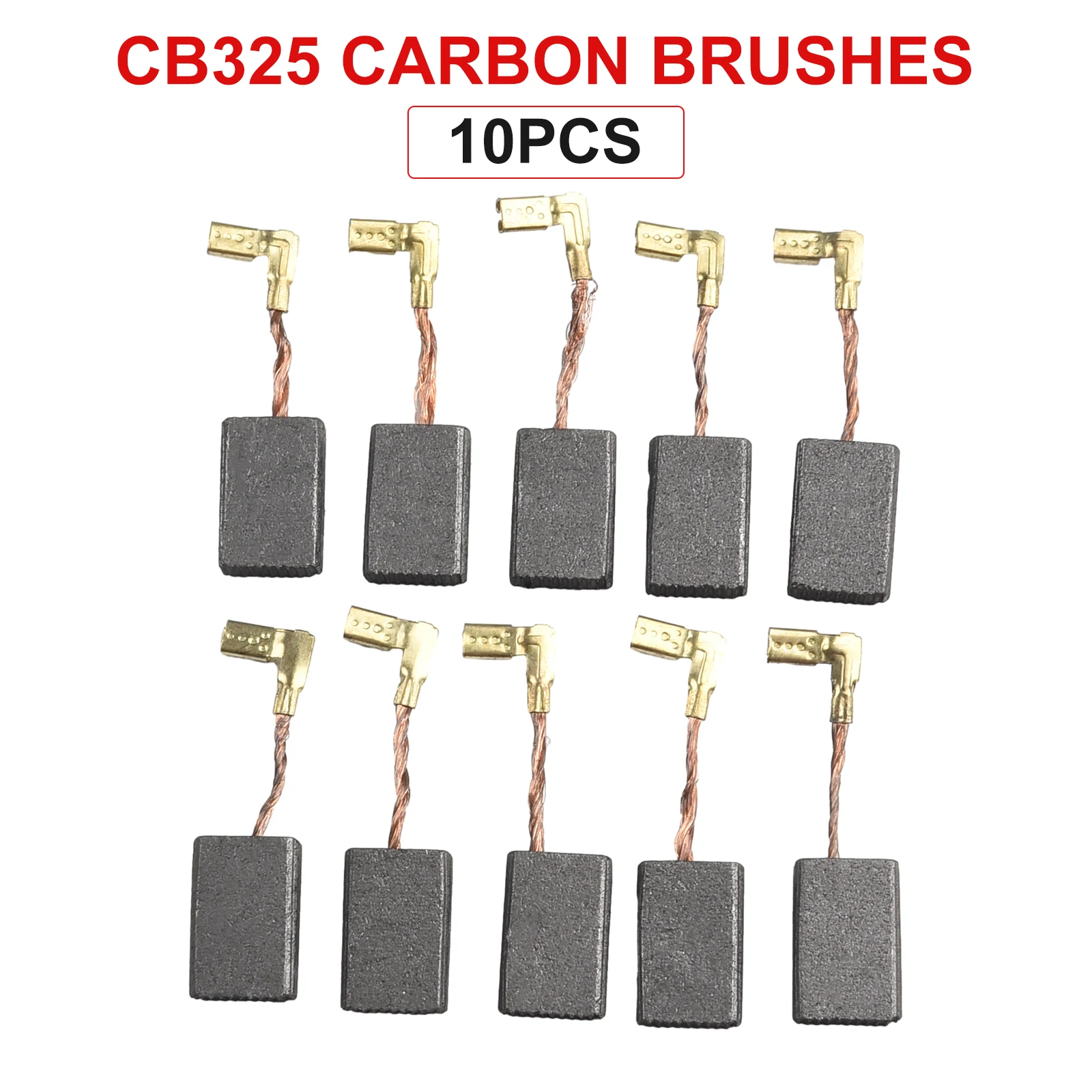 10 шт. угольные щетки CB-325 CB325 CB 325 замена 194074 -2 17 х 11 5 мм для аксессуаров
