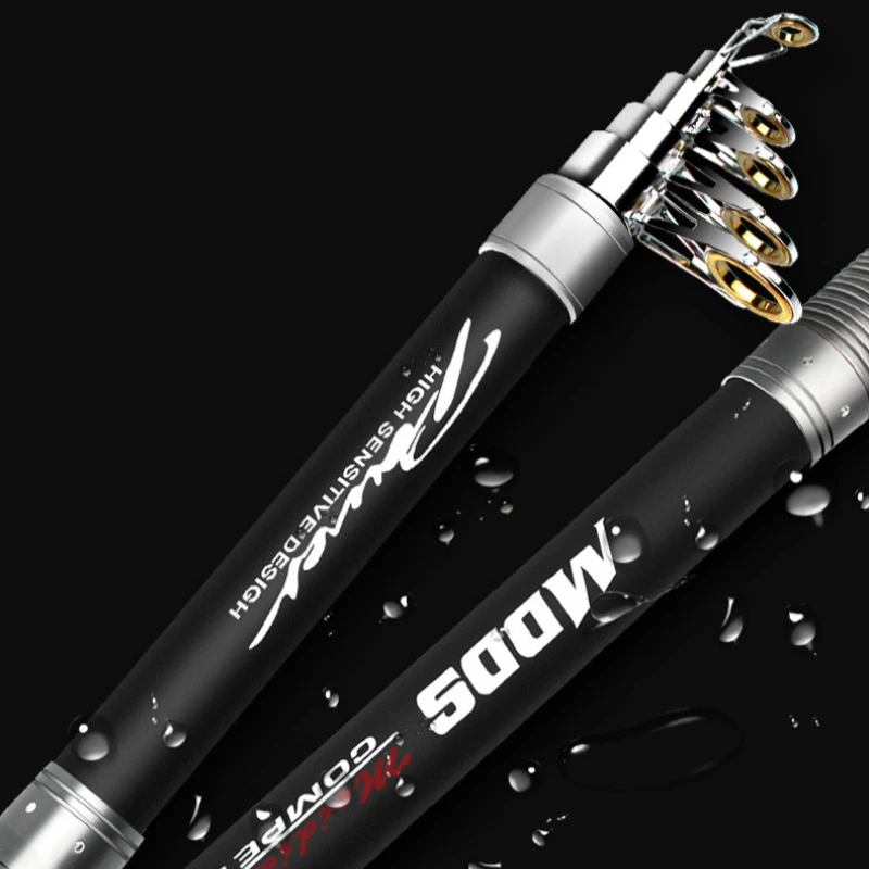2019 New Fishing Set Telescopic Fishing Rod with Reel Carbon Fiber Super Hard Long Throwing Power Hand Rod Ultra Light Seapole enlarge