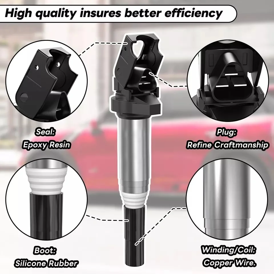 1/4 шт. 12137575010 Высококачественная Катушка зажигания для Mini Cooper Countryman Paceman 1.6L 0221504800