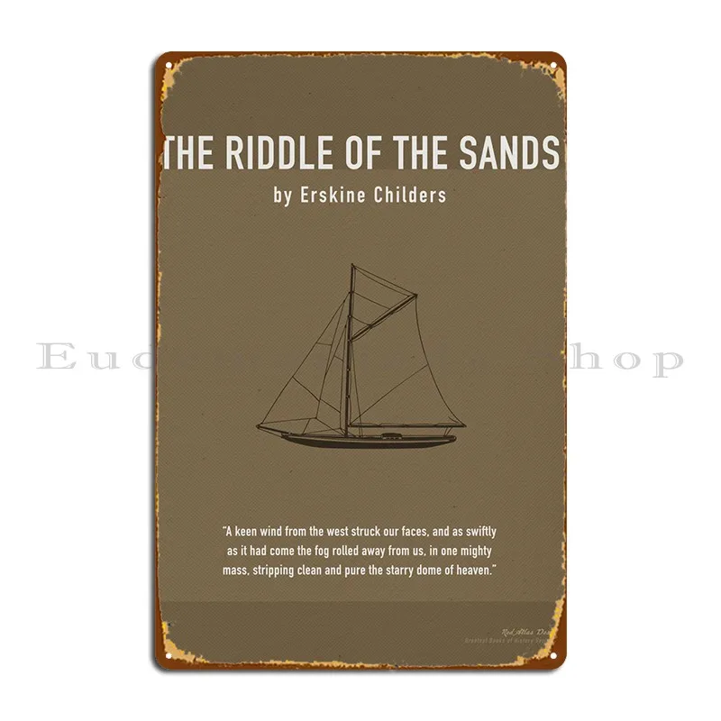 

Жестяной плакат с изображением загадки из песка