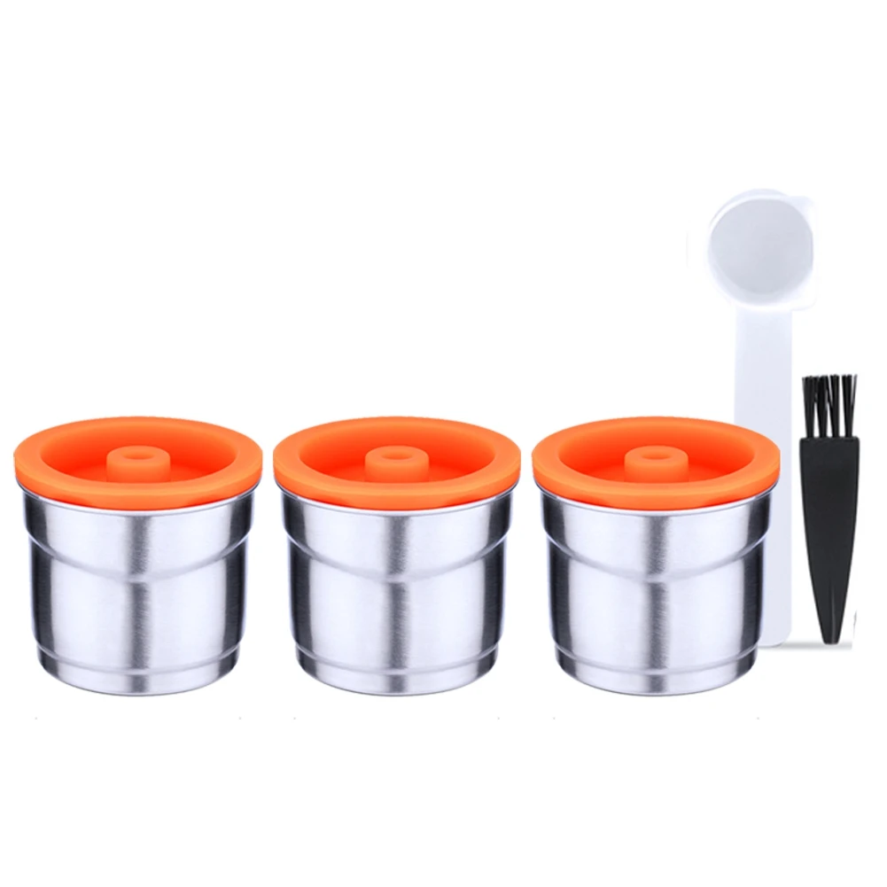

Capsule Coffee Filter for Illy Reusable Cafe Capsule Cup Dripper Stainless Steel Refillable Coffee Grinder & Powder