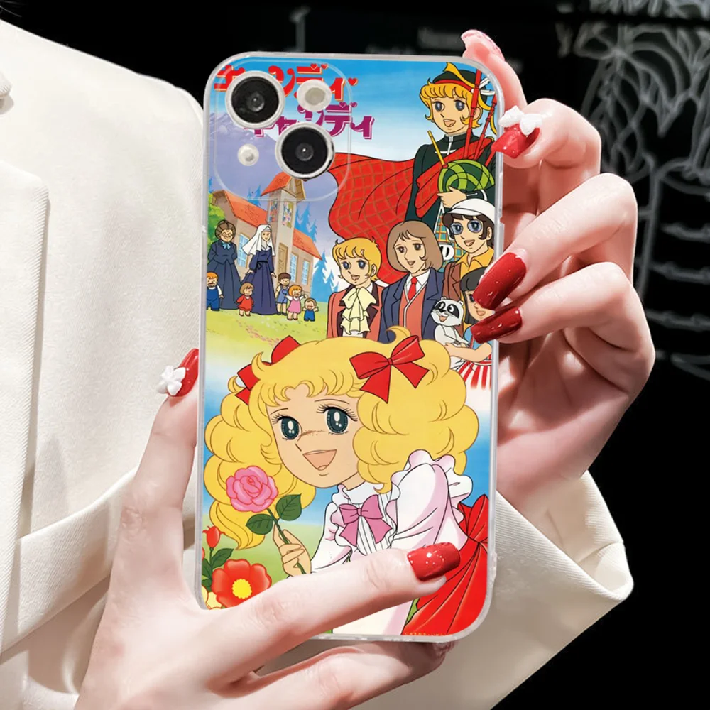 Anime Manga Candy Phone Case For IPhone 16 15 8 7 6 6S Plus X SE XR XS 14 11 12 13 Mini Pro Max Mobile