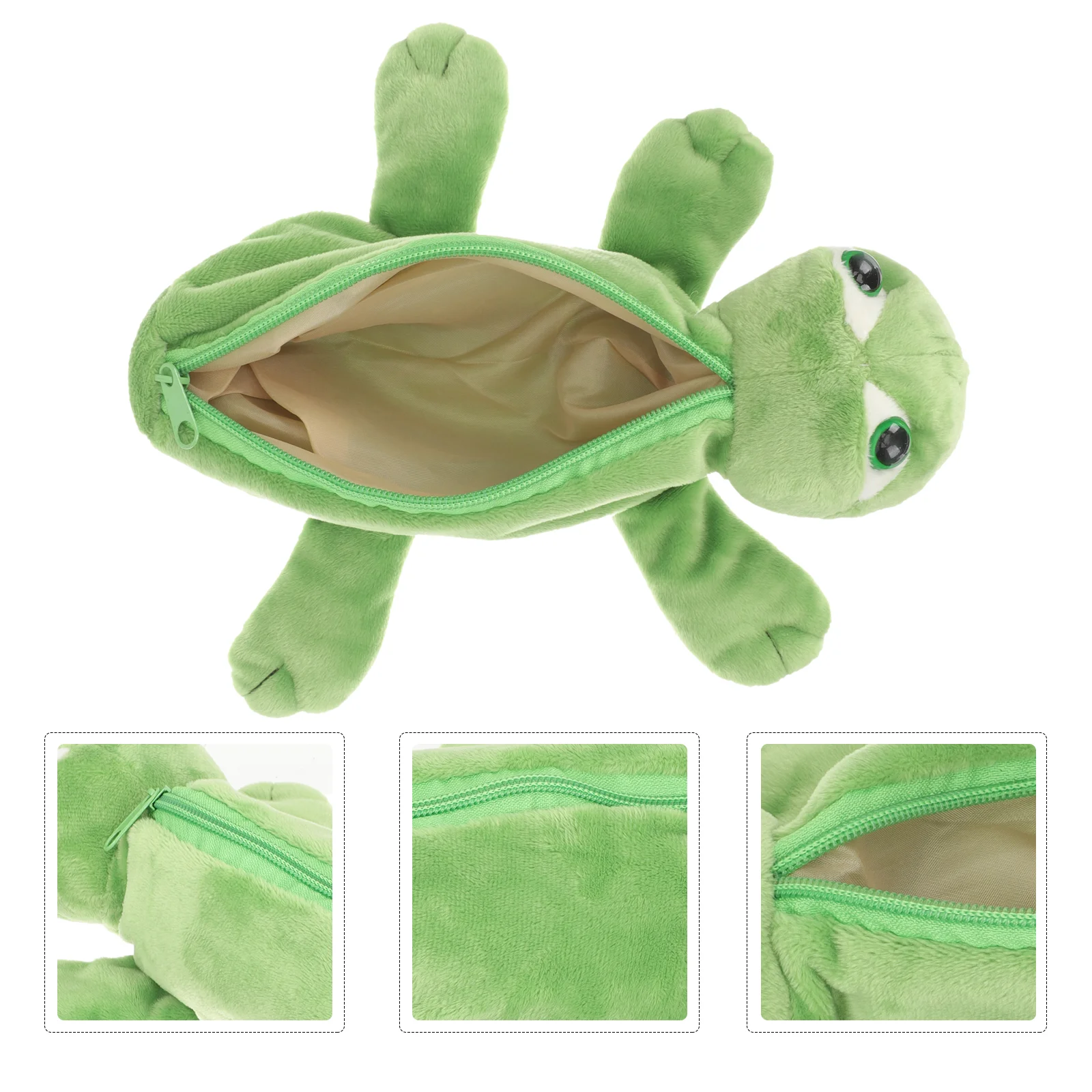 

Case Pouch Pen Frog Animal Stationery Plush Makeup Portable Zipper Alligator Holder Toiletry Cartoon Storage Organizer Cute