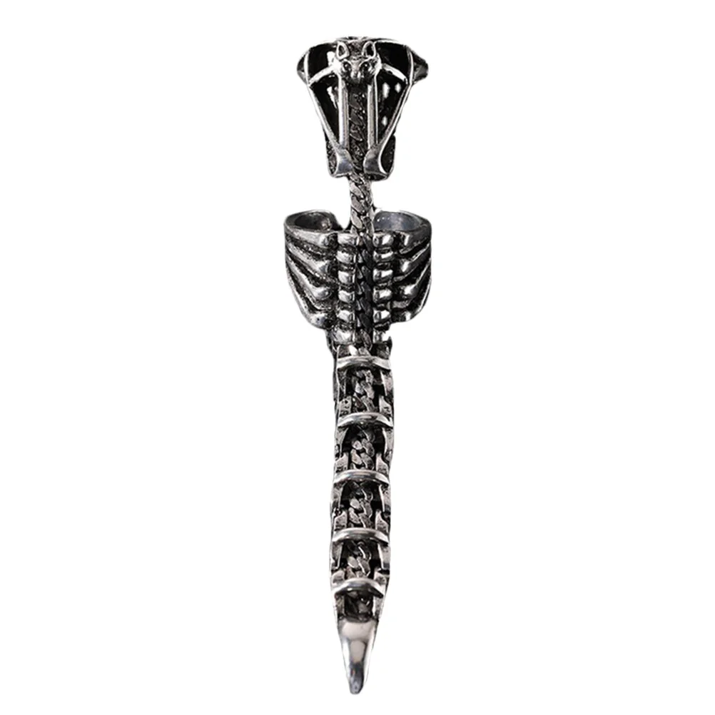 

Vintage Rings Jewelry Knuckle Joint Finger Hinged Activity Halloween Armor Men Full Alloy Miss