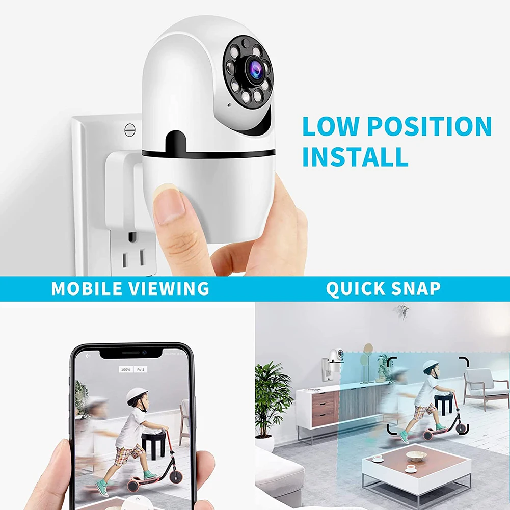 

IP-камера видеонаблюдения беспроводная с дуплексным аудио, 720P, 1 МП