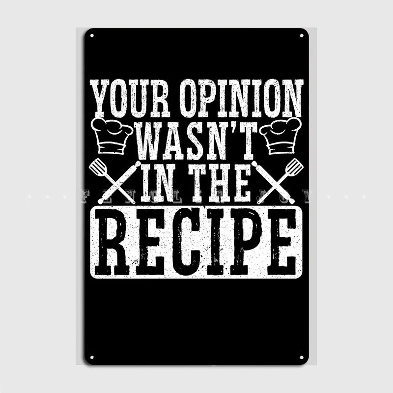 

Забавный постер шеф-повара, металлический плакат, кинотеатр, кухня, пещера, паб, украшение гаража на заказ, оловянные плакаты с вывесками